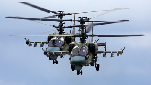 Trực thăng Ka-52 hạ cánh an toàn dù gãy đuôi
